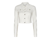 Veste style jean ivoire pour mariée
