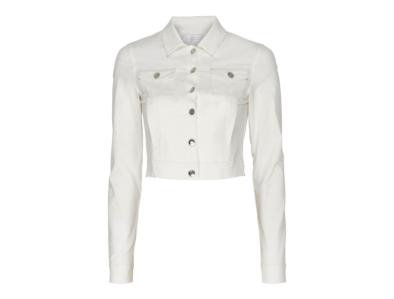 Veste style jean ivoire pour mariée