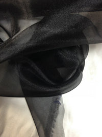 Organza de qualité coloris noir · vue 2