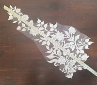 Grand motif Heather feuille 49CM brillant pour robe de mariée · vue 3