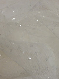 Tulle pailleté laize 147cm ivoire SANMAR 91728 · vue 4