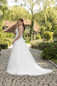 Robe de mariée romantique taille 42/44 247-13